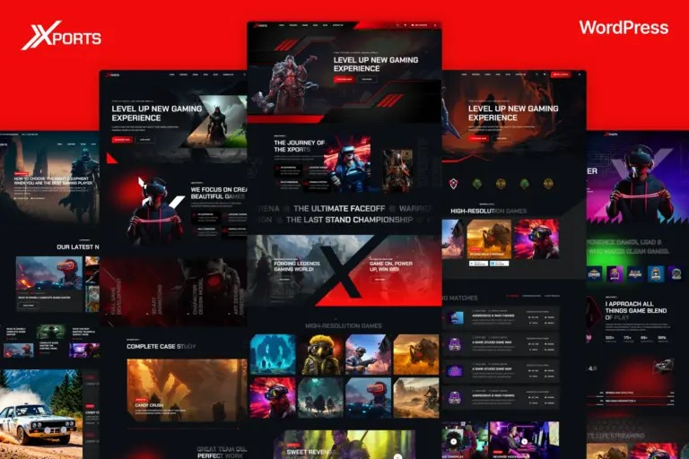Xports – eSports and Gaming WordPress Theme
